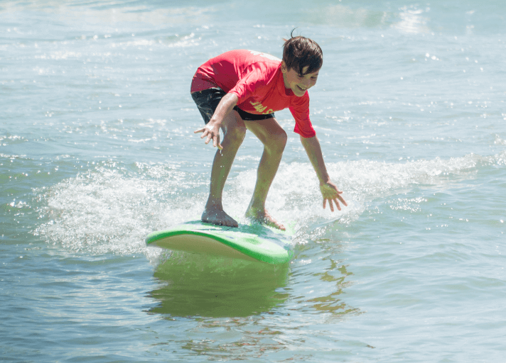 Bruna Antunes BA motopark summer camp - surf lesson